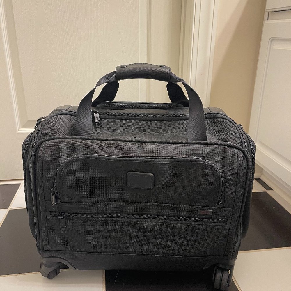 TUMI - Alpha 2 Compact 4 Wheeled Carry-On Duffel Bag